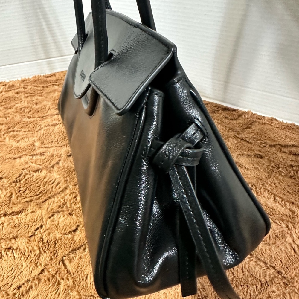 Staud Black Leather Shoulder Bag - Picture 5 of 14